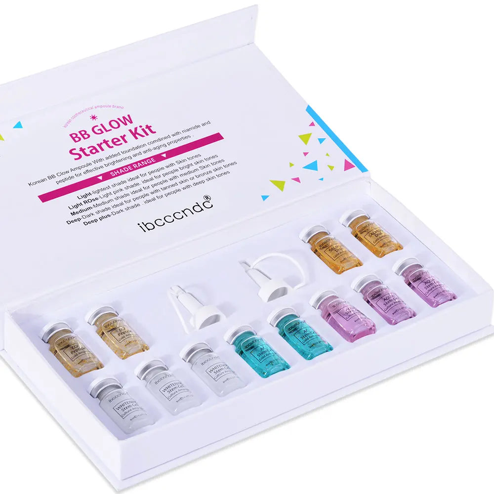 Tidesmit Korea BB Cream Glow starter kit serum essence with niacinamide and peptide for radiant face makeup application
