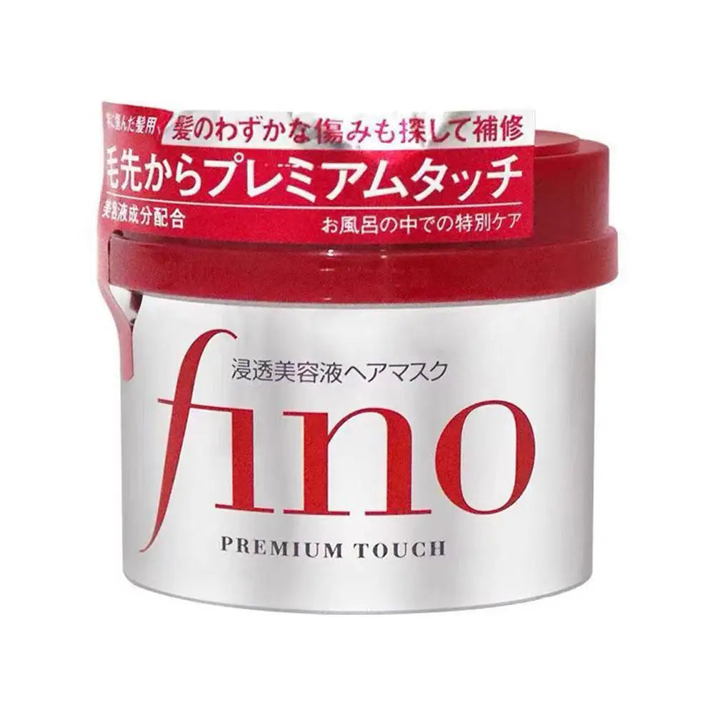 Fino Premium Touch Hair Care Set Deep Repair Damaged Hair Oil Control Volumizing Smooth Shiny Hair Mask Conditioner