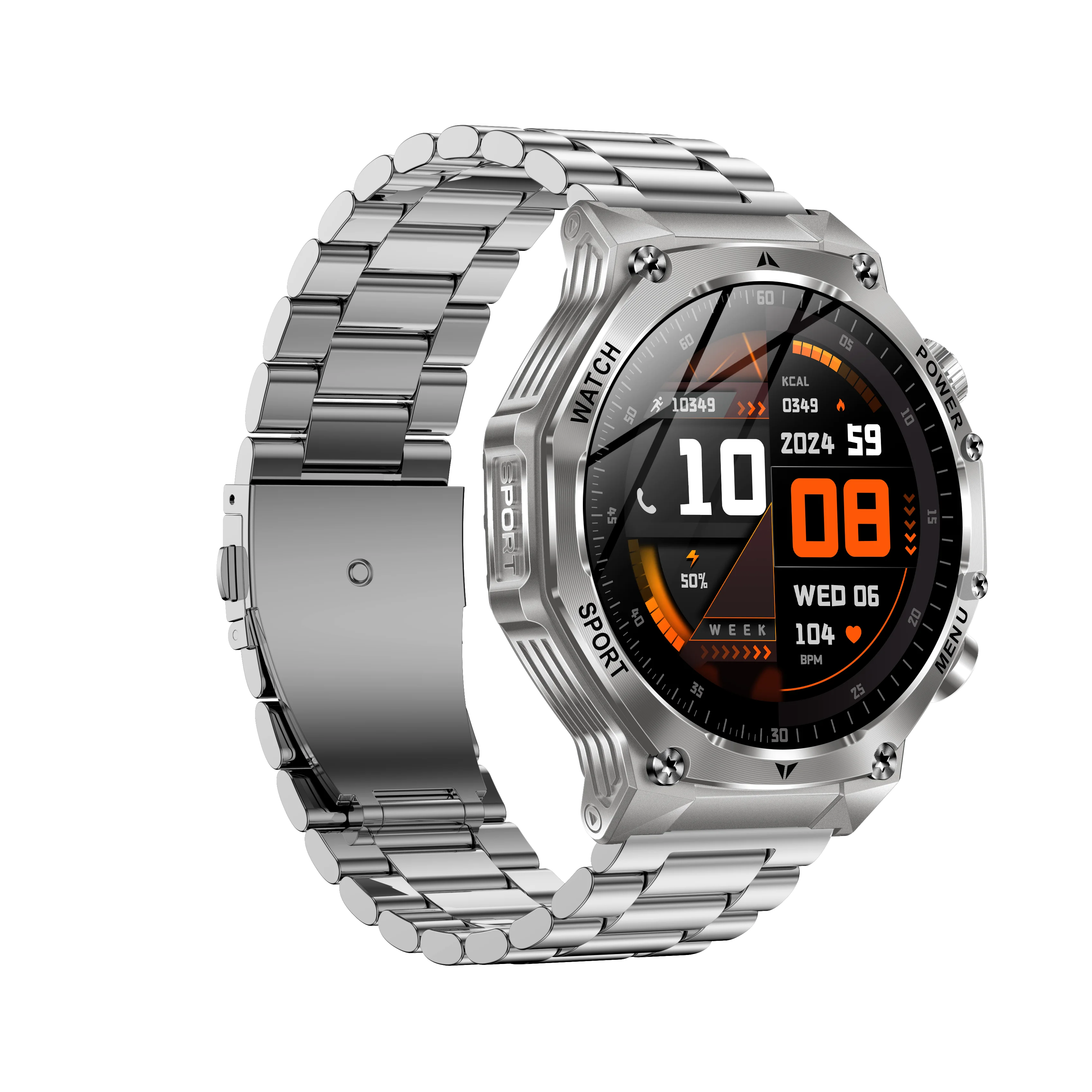 YLL-AK82 Outdoor Sport for Smart Watch Fitness Tracker Sleep Tracker IP67 Waterproof AMOLED Screen Heart Rate Monitor