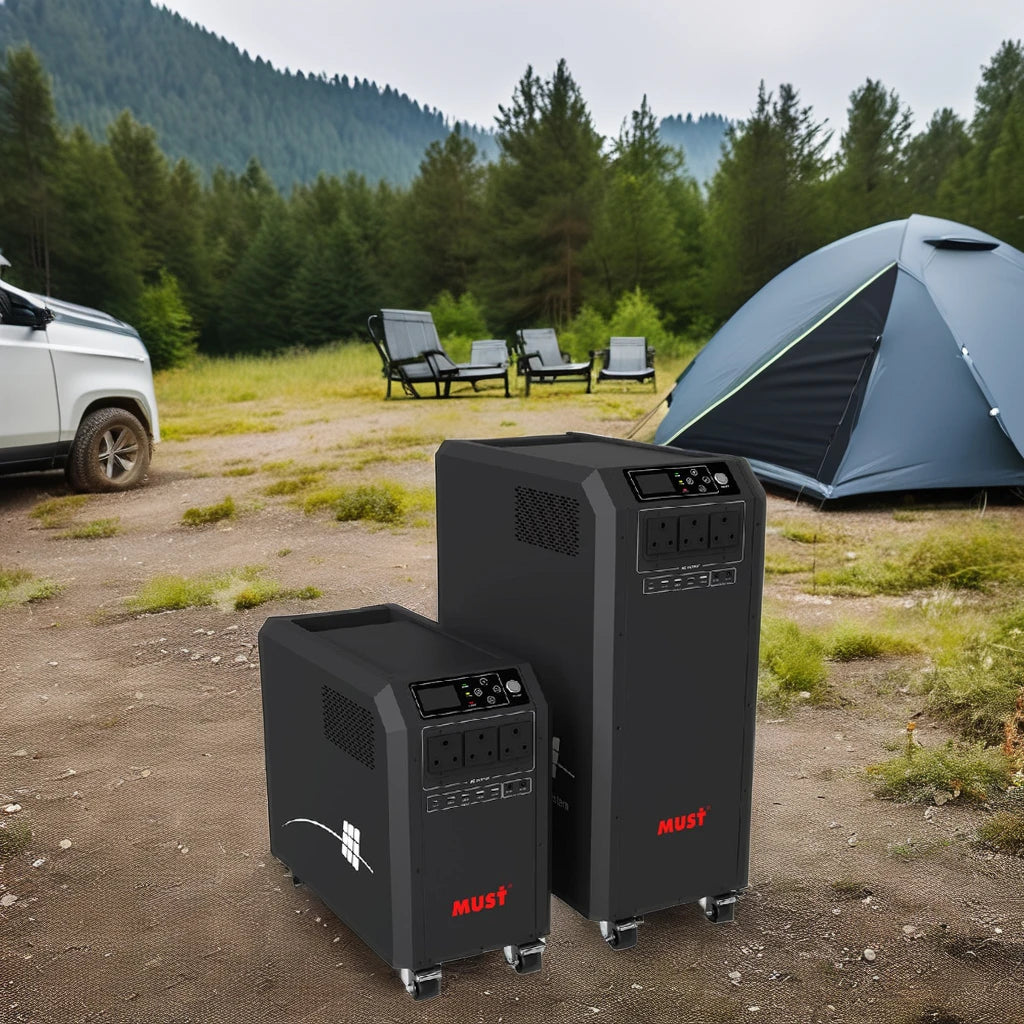 Portable 2000W Solar Power Station Must Essential Outdoor Battery Power Generator with 230V for Home Use US Plug Type