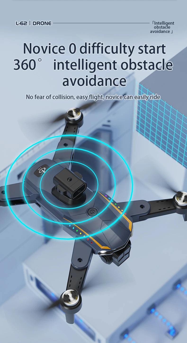 Tidesmit GPS Camera Drone with Obstacle Avoidance and Dual 6K Lens Tidesmit