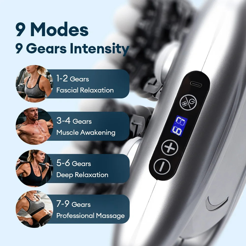 Deep Tissue Massage Gun: Percussion Muscle Recovery Tool Relaxation Treatment Tidesmit