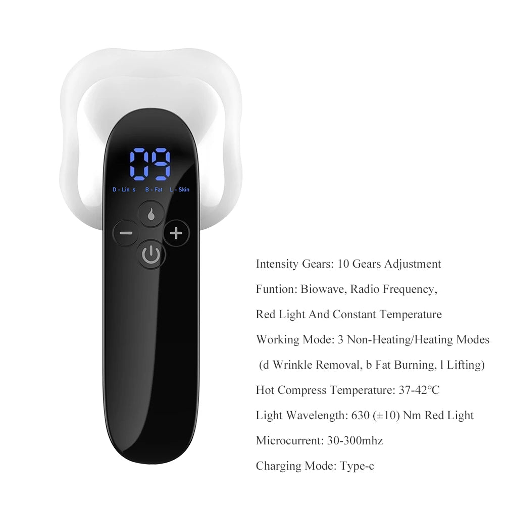 Electric Abdominal Massager: Portable Wellness Device for Body Sculpting Relaxation Treatment 3 Mode 10 Gears 1 Tidesmit