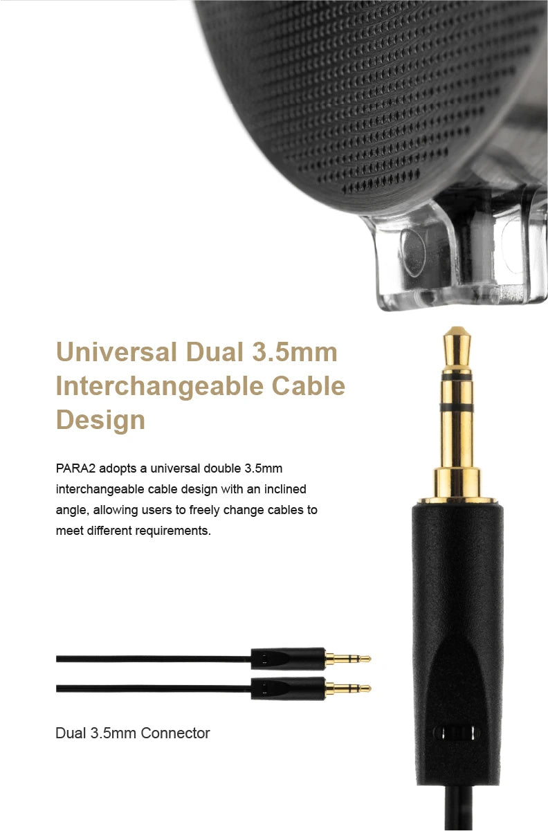 Moondrop Para II Planar Magnetic Headphones - Open-Back Studio Monitor Tidesmit