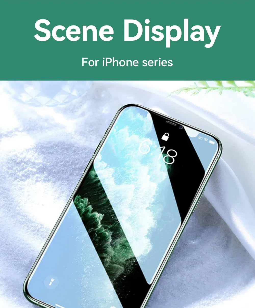 iPhone 15 Screen Protector Tempered Glass 9H Hardness Case Friendly 3pcs Tidesmit