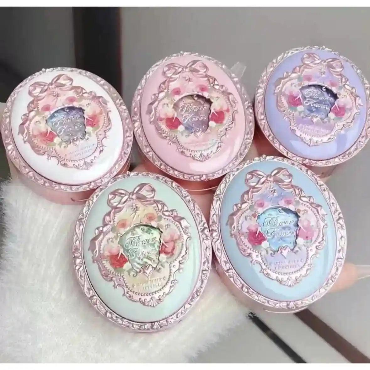 Tidesmit Flower Knows Strawberry Rococo embossed blusher swatch showing smooth long-lasting face makeup texture