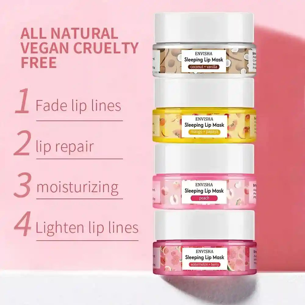 Coconut Lip Sleeping Mask for Deep Hydration - Tidesmit Lip Care Treatment Lip Care Tidesmit