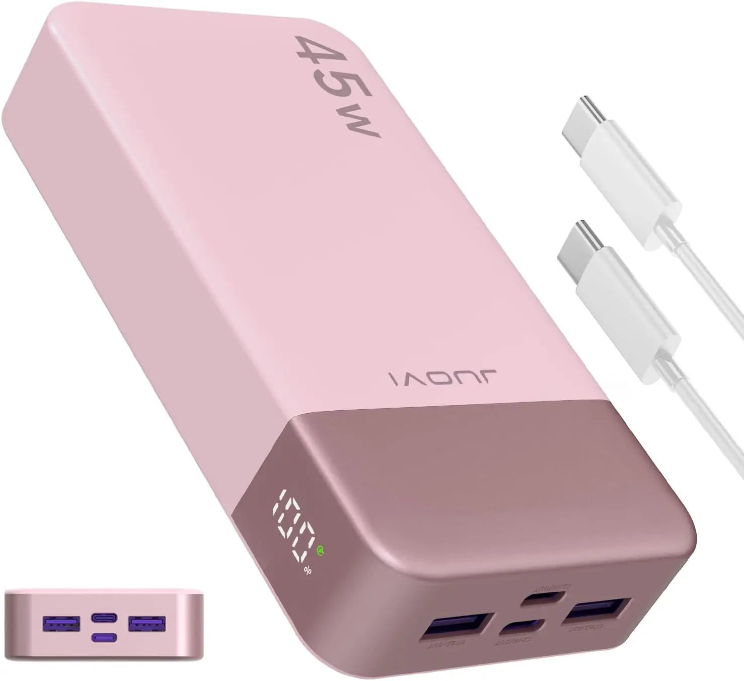 20000mAh Portable Charger - 45W PD Fast Charging Power Bank 20000mah Tidesmit