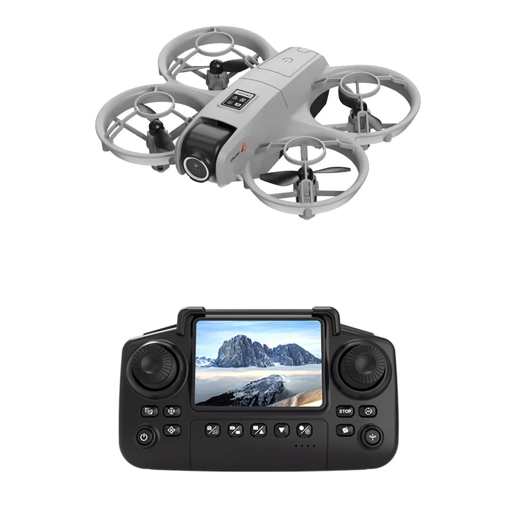 Mini 4K Camera Drone - Foldable Obstacle Avoidance Quadcopter Gray Tidesmit