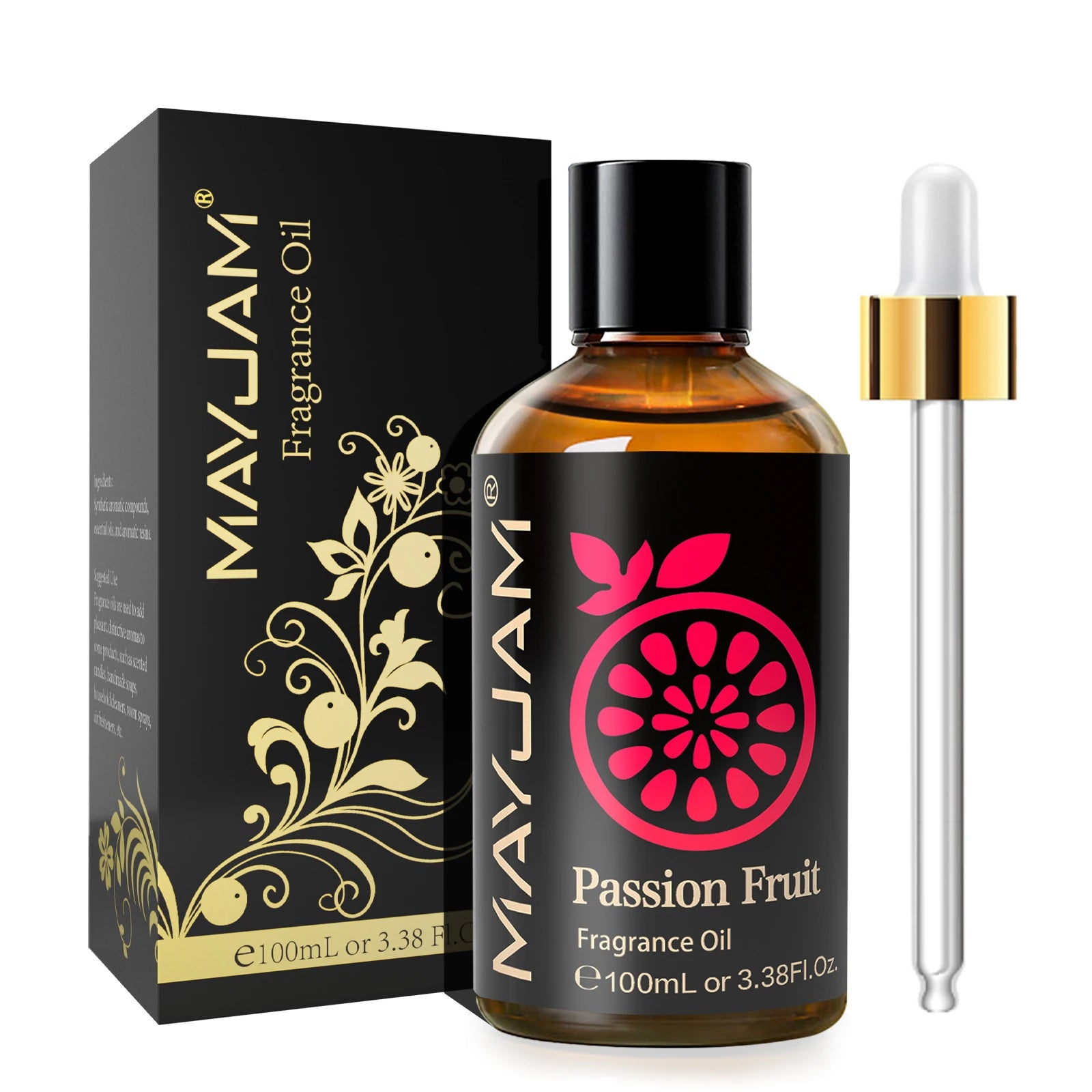 MAYJAM 100ML Fruit Fragrance Oil for Diffuser Candle Soap Making Coconut Strawberry Watermelon Blueberry Essential Oils