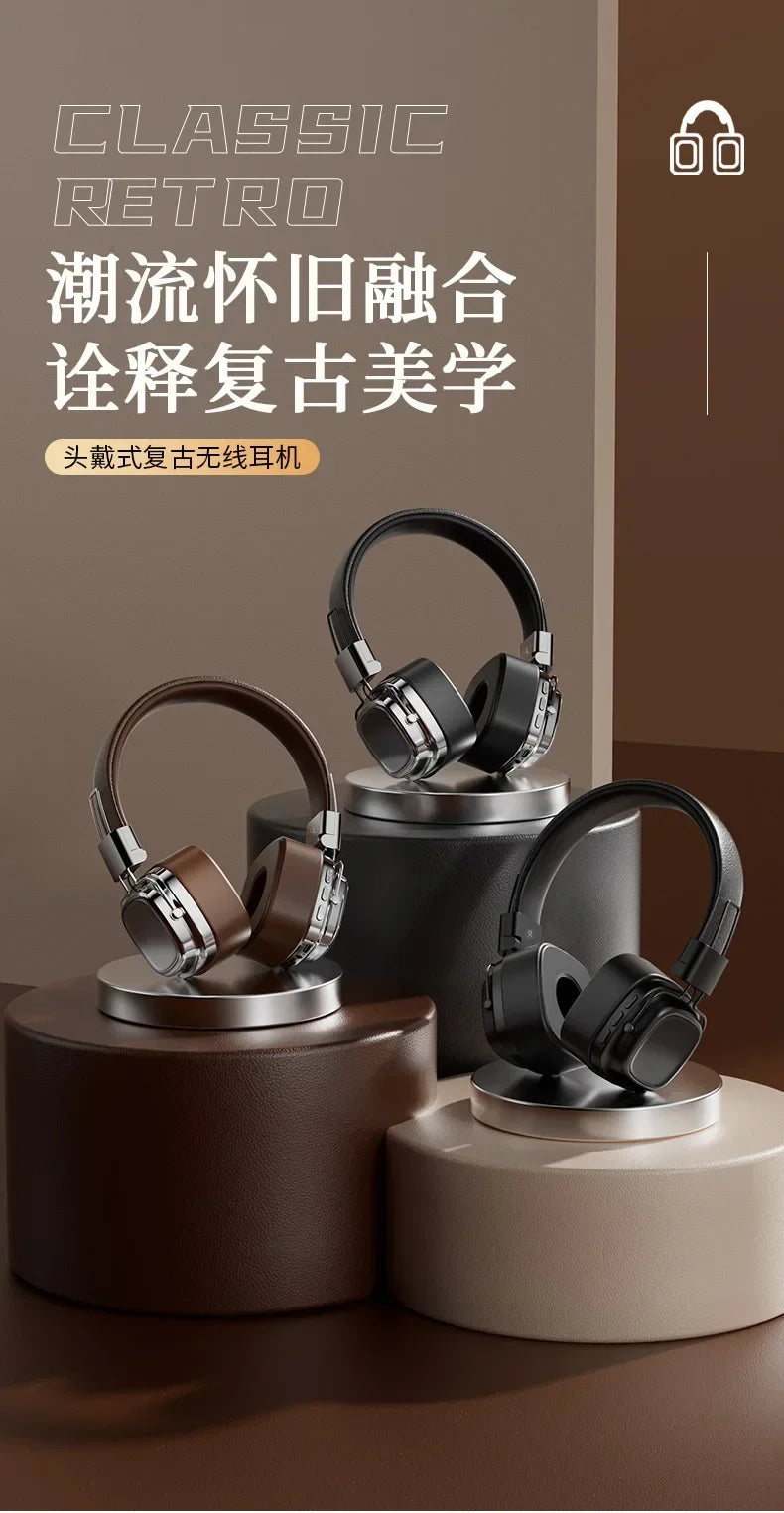 Wireless Headphones with Retro HIFI Sound - Tidesmit C Model Tidesmit