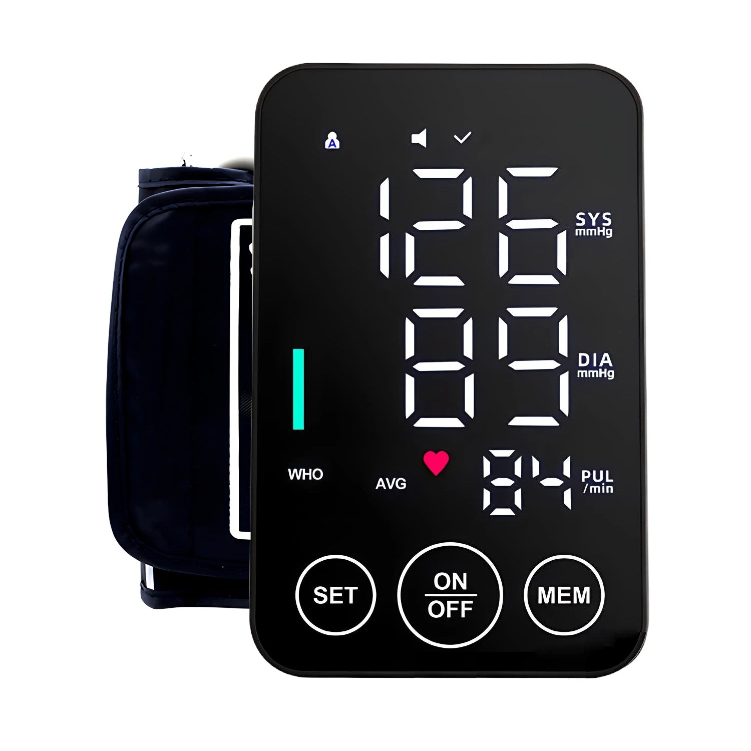 Blood Pressure Monitor Upper Arm Automatic Tonometer Digital Blood Pressure Meter BP Medical Sphygmomanometer Pulse BP monitor