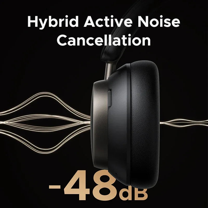 Tidesmit Wireless Noise Cancelling Headphones 120H Hi-Res Audio Studio Pro Tidesmit