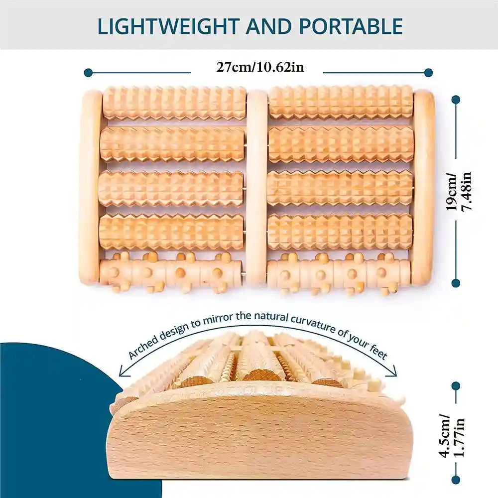 Foot Roller Massager for Plantar Fasciitis Pain Relief with Heat Therapy Massage Roller Tidesmit