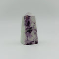 Chakralume Natural Handmade Polished Kammererite Obelisk Crystal Tower Rare Purple Healing Stone Reiki Meditation Energy Feng