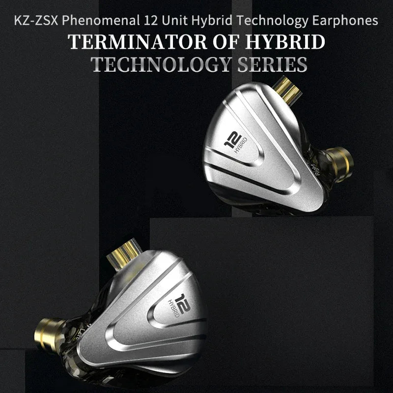 KZ ZSX 12-Driver Hybrid In-Ear Monitors by Tidesmit Tidesmit