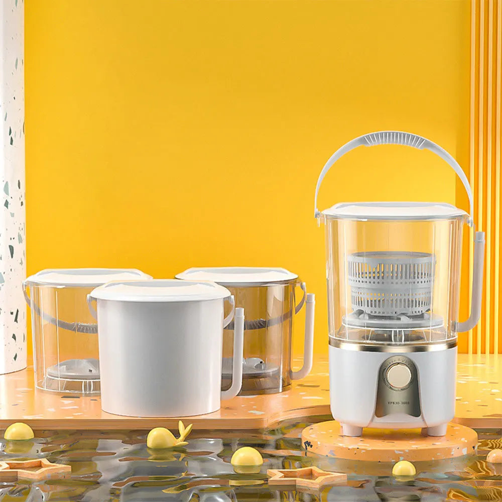 Tidesmit portable semi-automatic bucket washing machine and dryer for baby clothes, socks, and underwear in dormitory