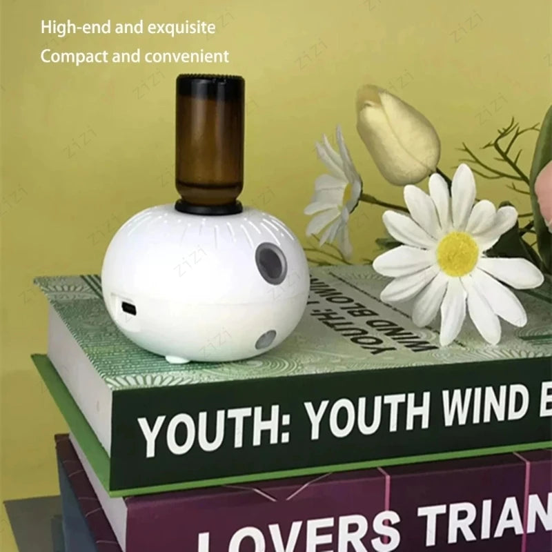 Pure Essential Oil Bubble Waterless Aromatherapy Machine Wireless Induction Portable Atomization Aromatherapy Machine