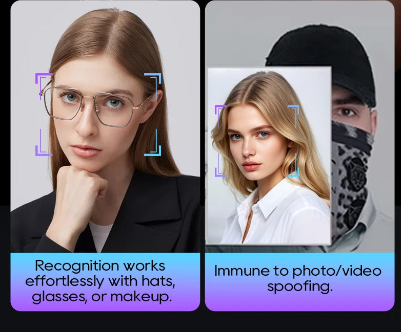3D Face Recognition Fingerprint Password Smart Door Lock With Camera FIngerprint Password Unlock Keyless Electronic Door Lock