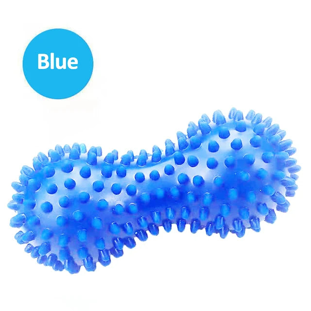Foot Massage Roller and Spiky Ball Set for Deep Tissue Muscle Relief Body Shaping Massage Equipment Blue Tidesmit