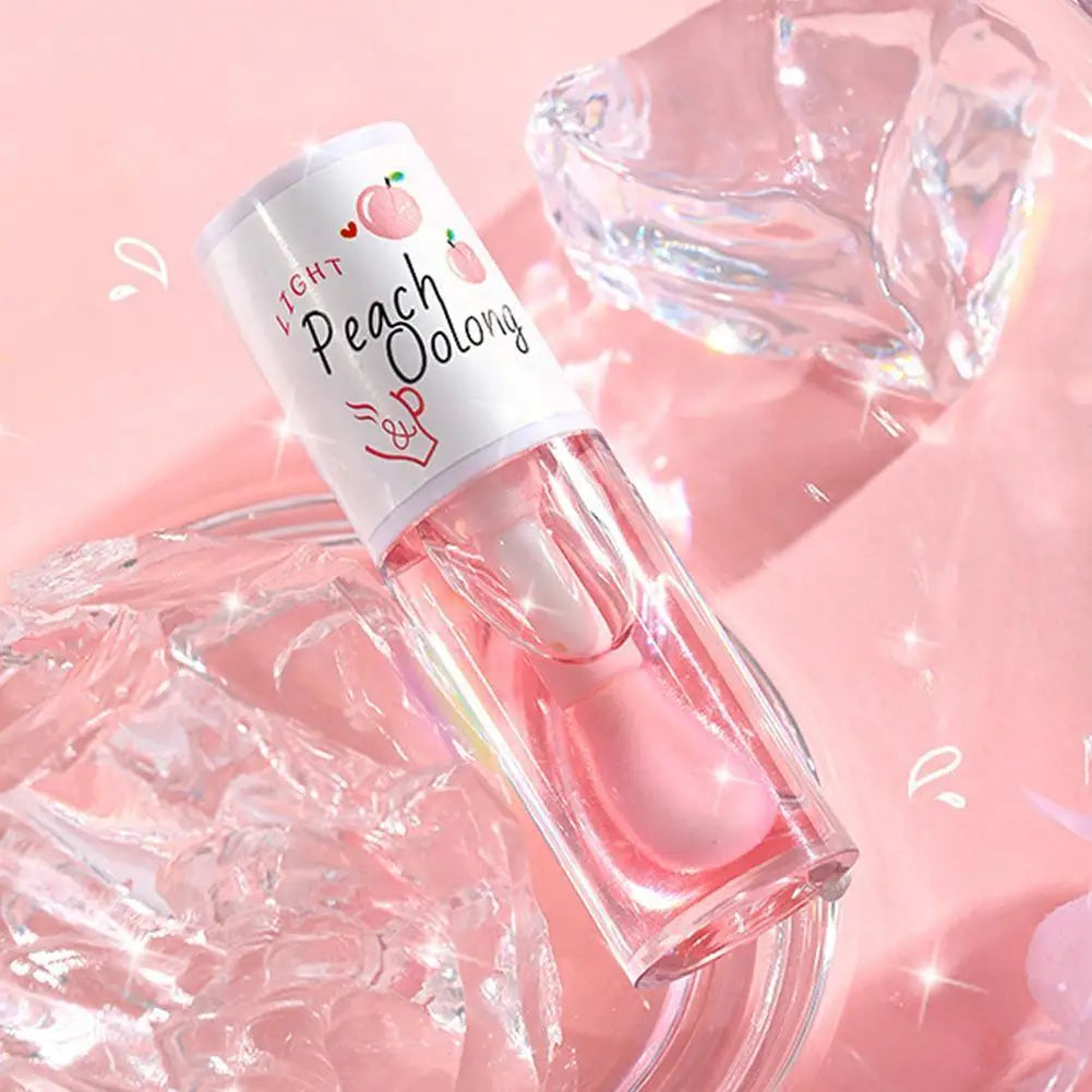 Honey Peach Lip Oil - Moisturizing Lip Serum for Daily Hydration Lip Care Tidesmit
