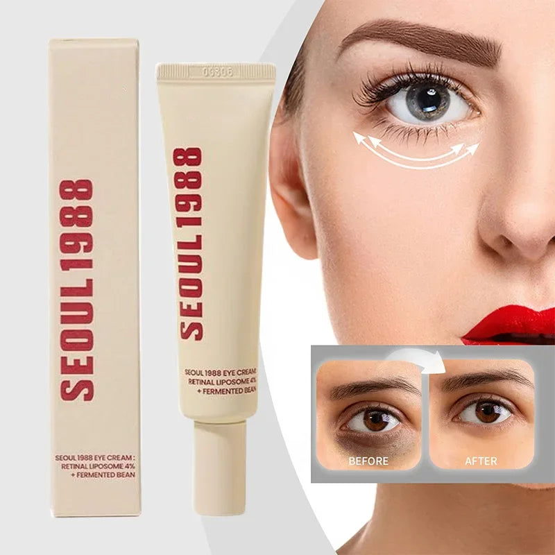 Tidesmit Seoul 1988 4% Retinol Eye Cream for dark circles wrinkles and puffiness firming eye treatment texture detail