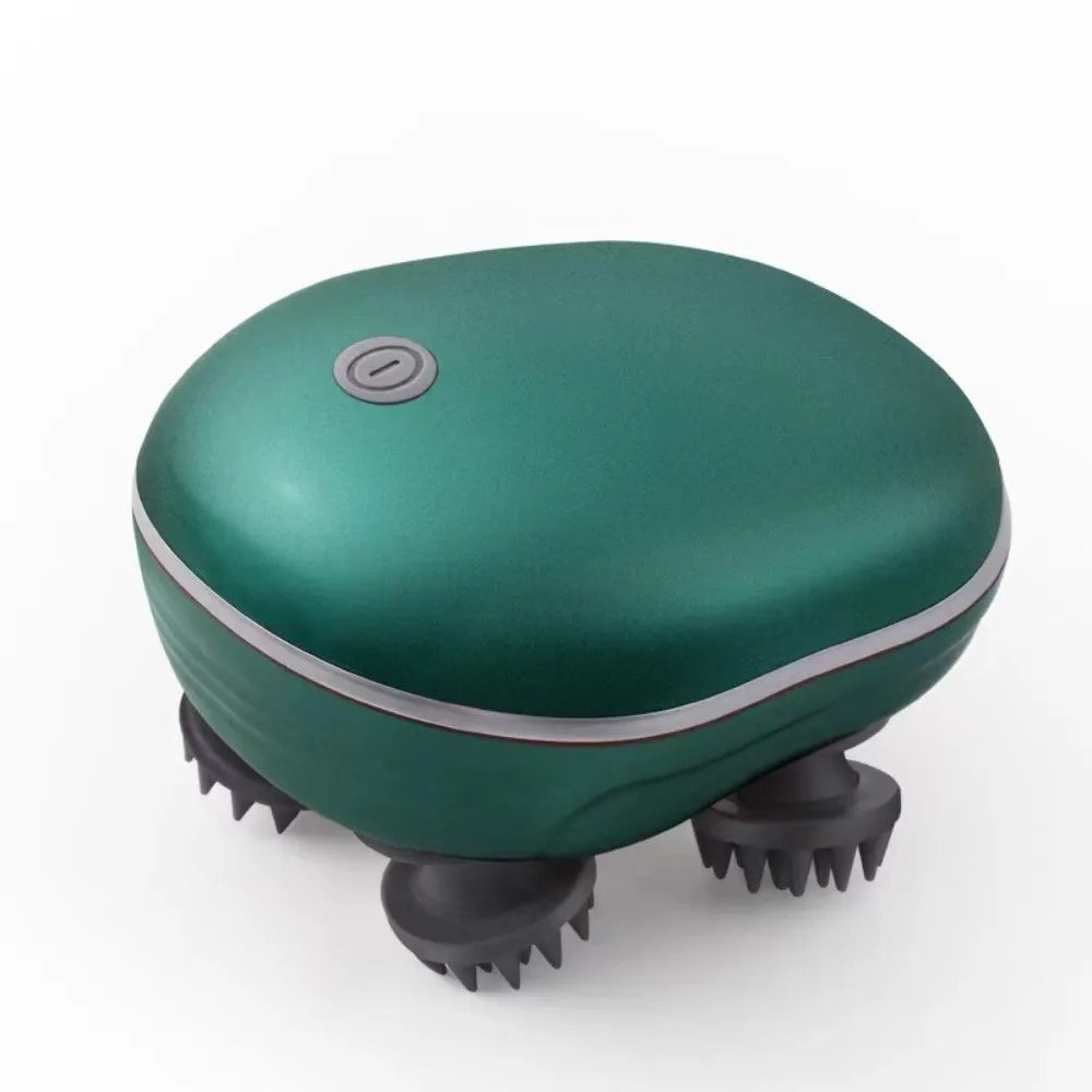 Electric Scalp Massager | Cordless Stress Relief Device for Home Spa Relaxation Treatment Tidesmit