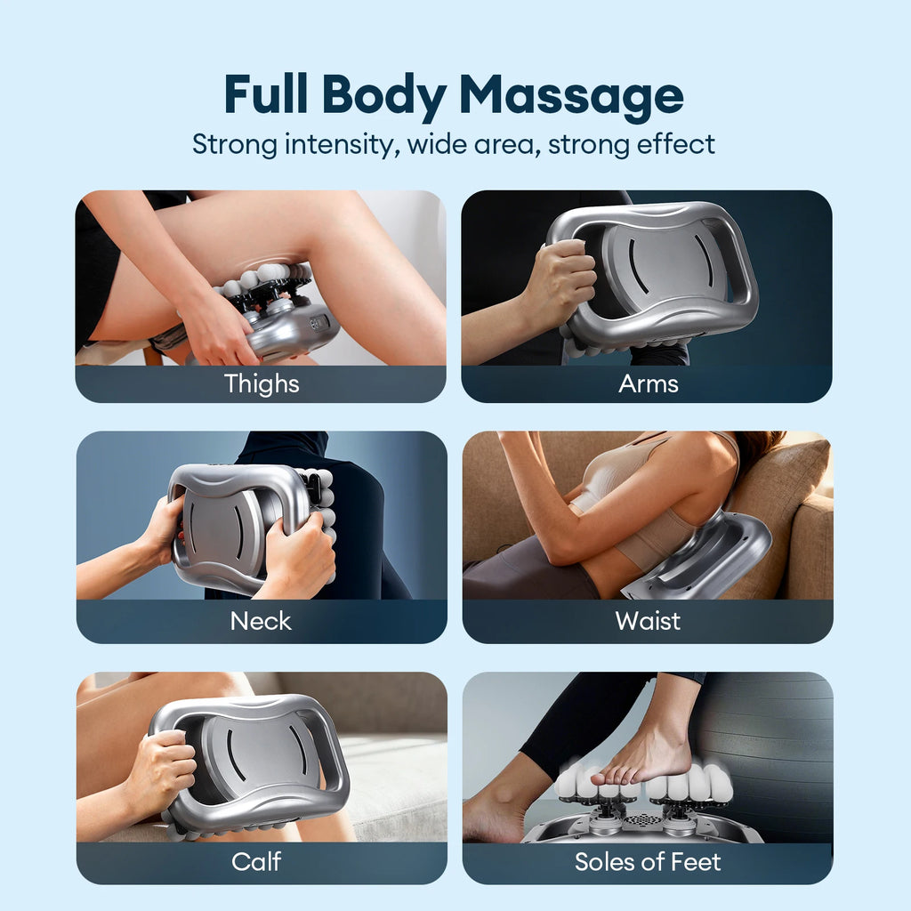 Deep Tissue Muscle Massage Gun | 48 Heads | Silent Electric Massager Back Massage Instrument Tidesmit
