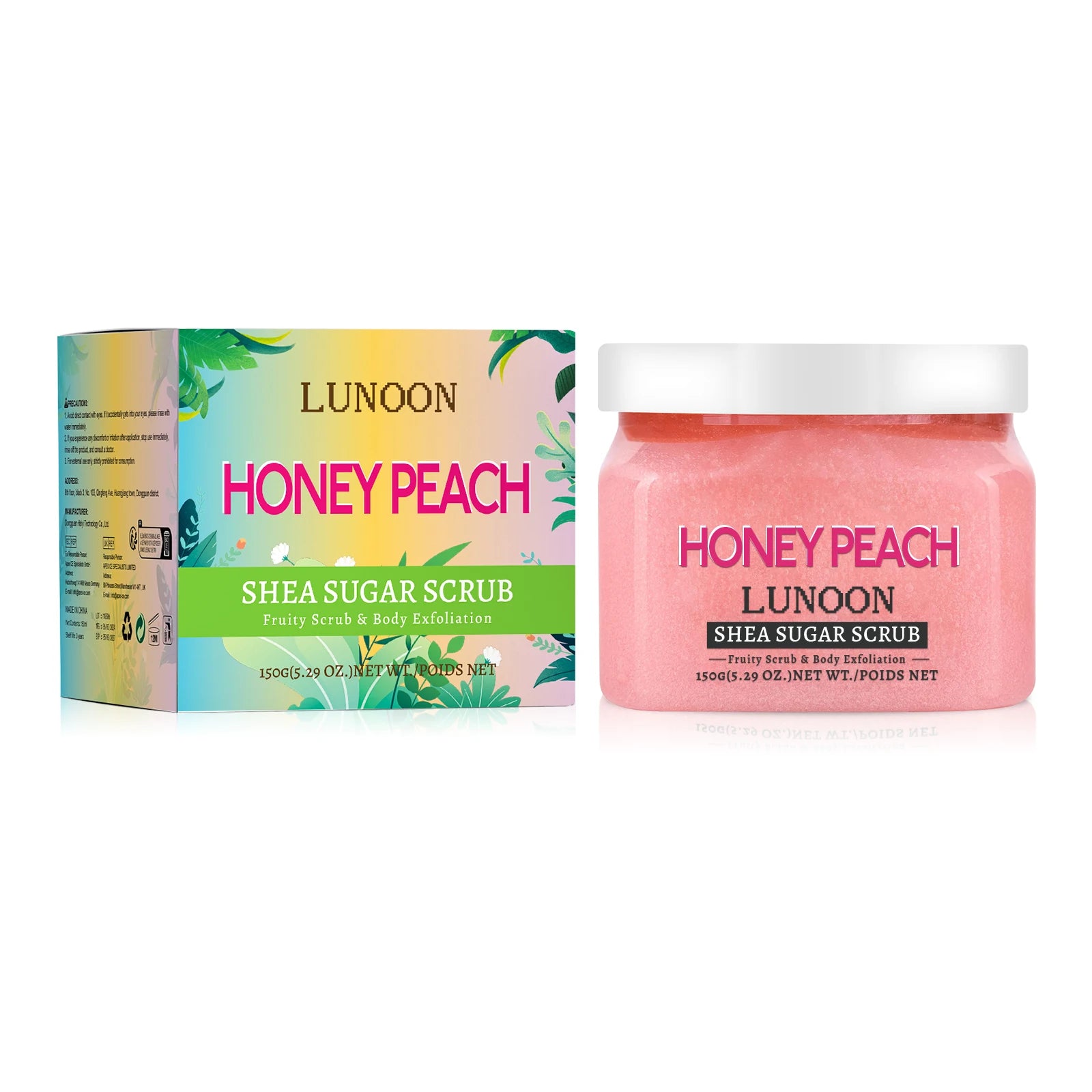 Watermelon Shea Sugar Scrub - 150g Natural Exfoliating Body Glow Scrubs Treatments 150g 1 Tidesmit