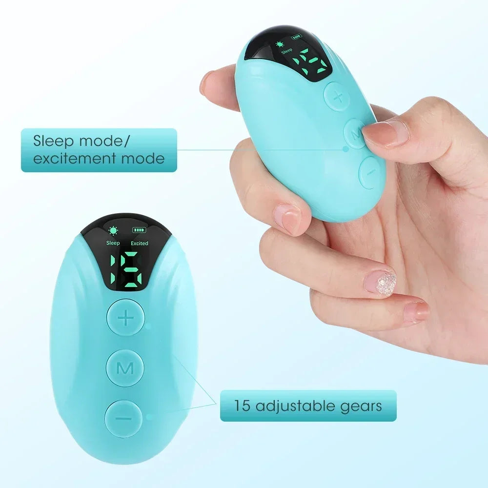 Microcurrent Sleep Aid Device | Portable Wellness Tool for Stress Relief Relaxation Treatment Tidesmit