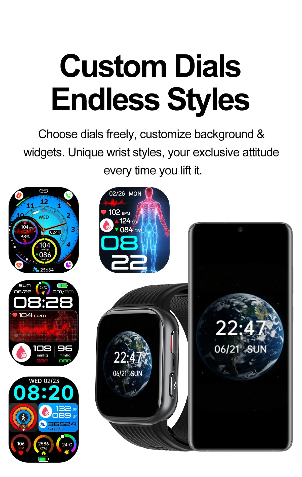 2026New Airbag Blood Pressure SmartWatch NFC ECG+PPG Body Temp Sleep SpO2 Monitor Sports Fitness Health SmartWatch For Men Women
