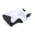 Memory Foam Neck Pillow for Cervical Support - Ergonomic Tidesmit Design Back Massage Instrument Black Tidesmit