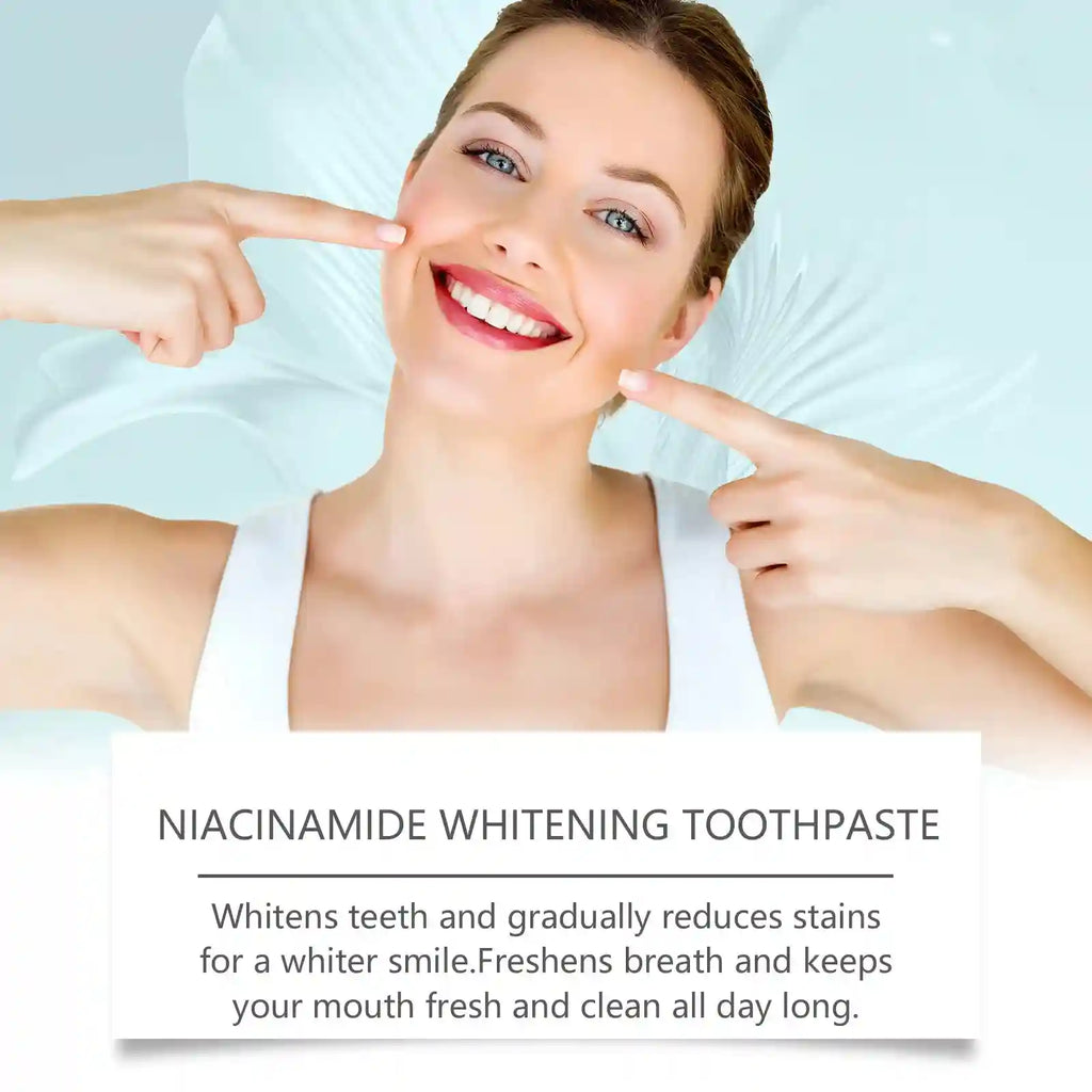Tidesmit Nicotinamide whitening toothpaste for plaque removal and bright healthy gums