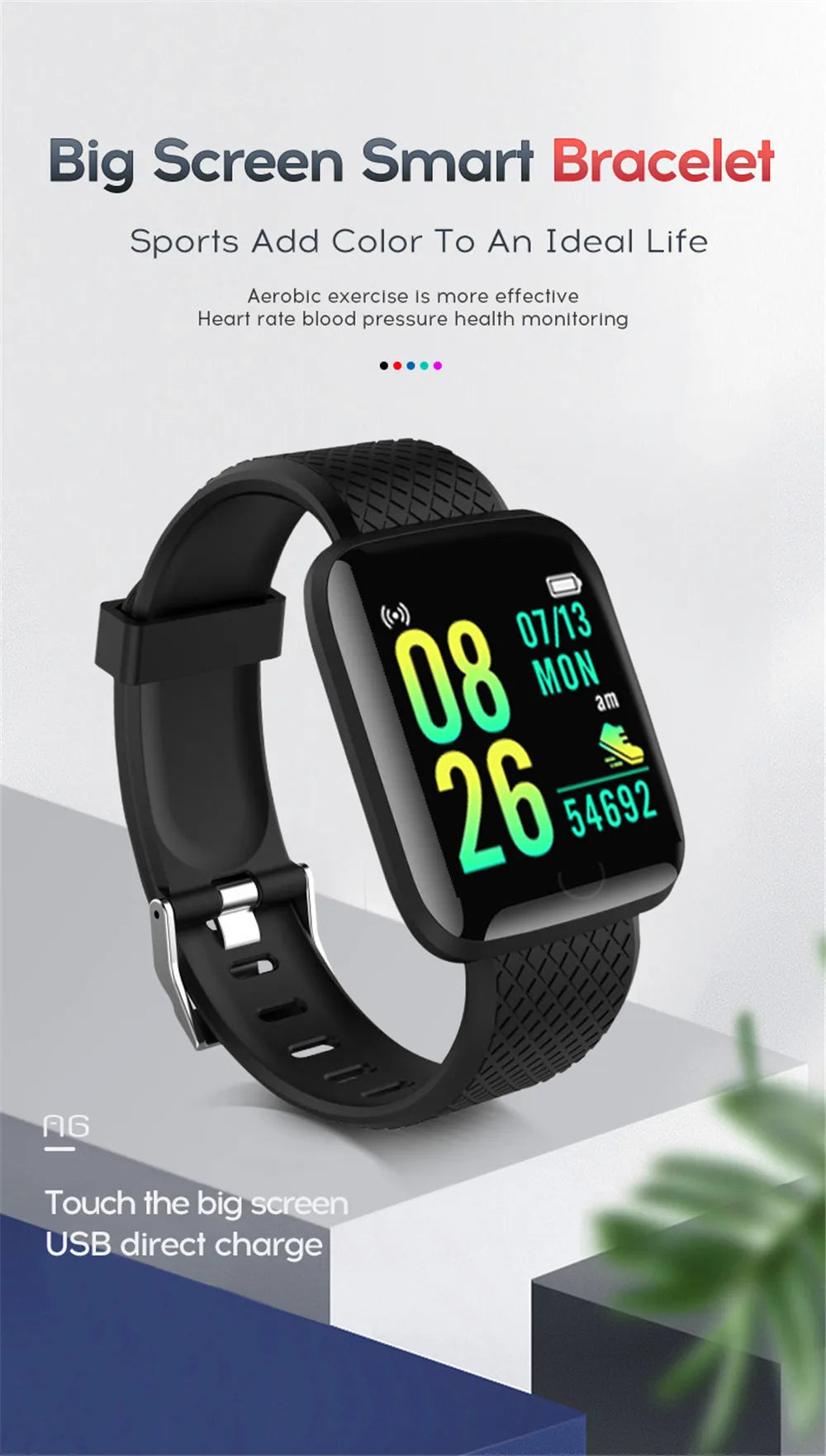 Smartwatch Men Women Kids Watch Electronic Smart Watches D20 Y68 Clock Fitness Monitor Birthday Gift For IOS Android Bracelet