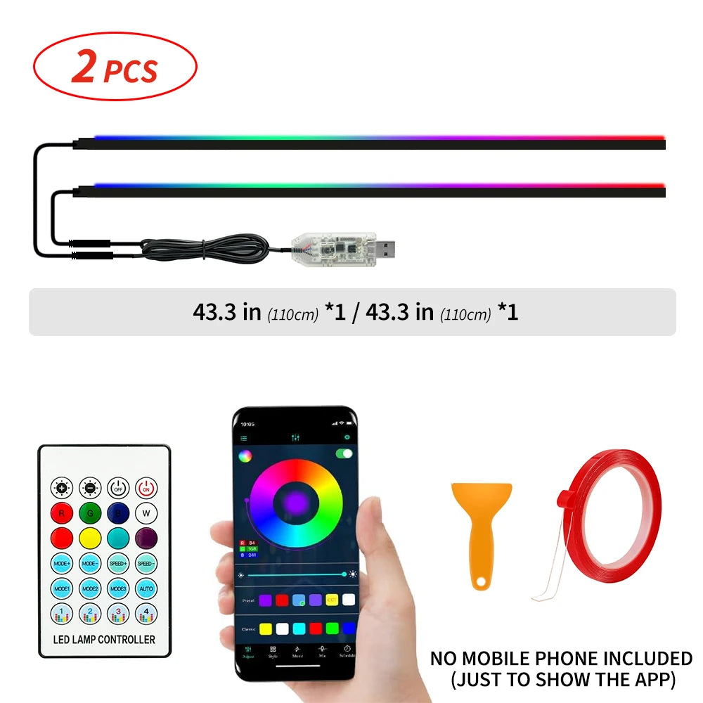Tidesmit LED Ring Light for Content Creation, Adjustable Color & Tripod 110cm 110cm Tidesmit