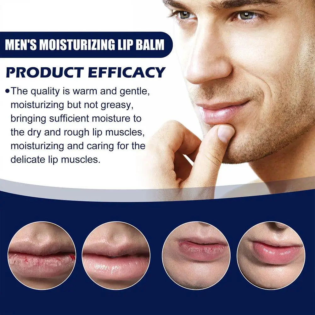 Men Moisturizing Lip Balm - Nourishing Lip Treatment for Chapped Lips Lip Care Tidesmit