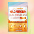 30 Patches Magnesium Complex Transdermal Patches With Glycinate, Citrate, Malate for Bone, Heart & Muscle Support