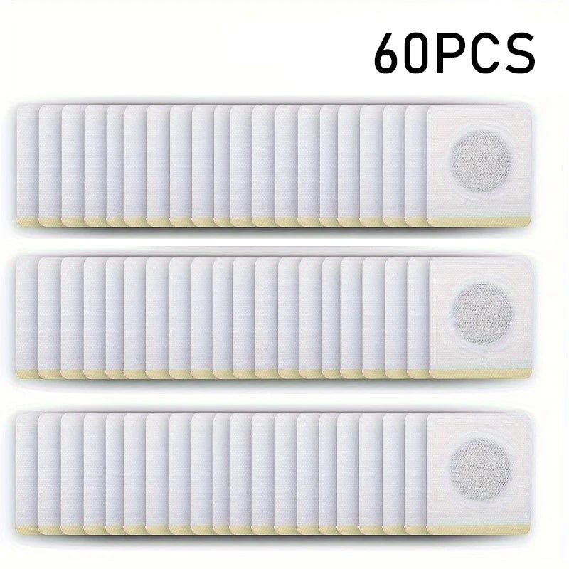 60/6Pcs Height Growth Patches Teen Plantar Acupoint Stimulation Stickers Promote Bone Strength Calcium Vitamin D Supplements