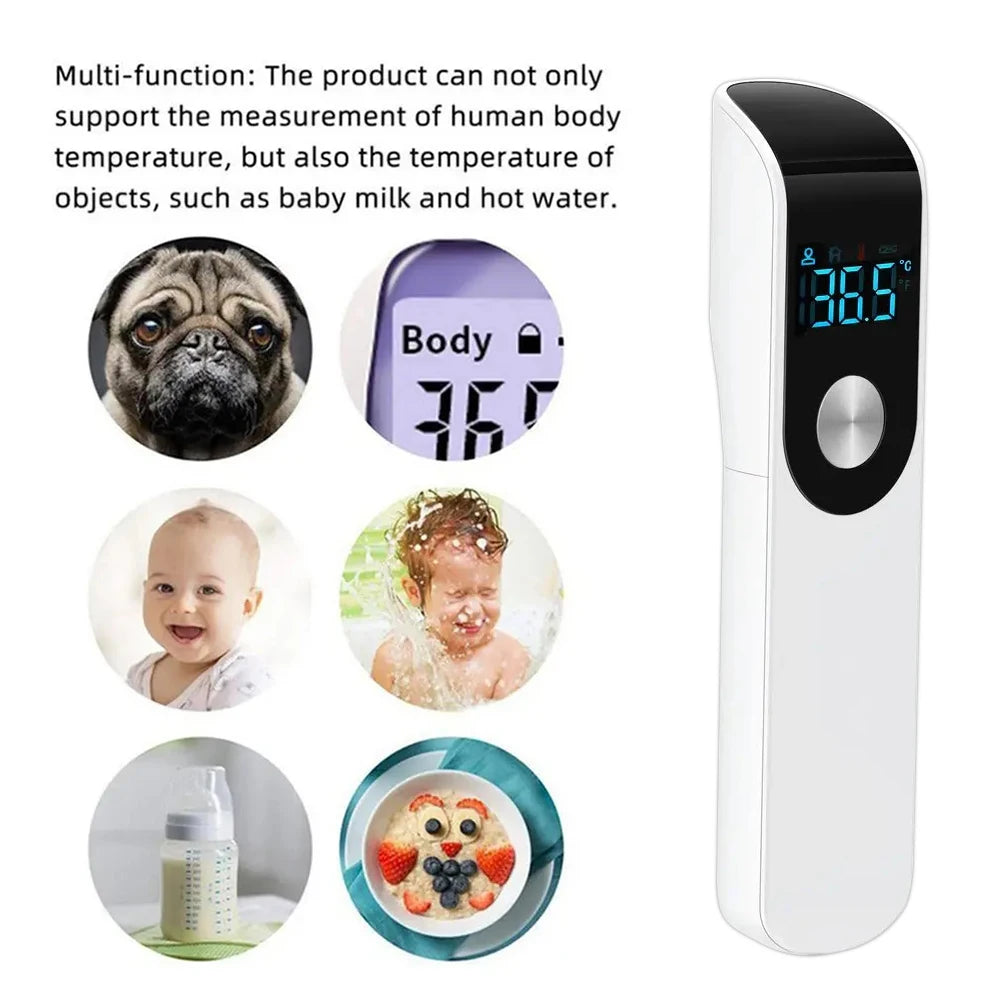 Medical IR Fever Thermometer Digital Ear Thermometer Child Adult Non-contact Body Temperature or Mini Oximeter Blood Oxygen Tool