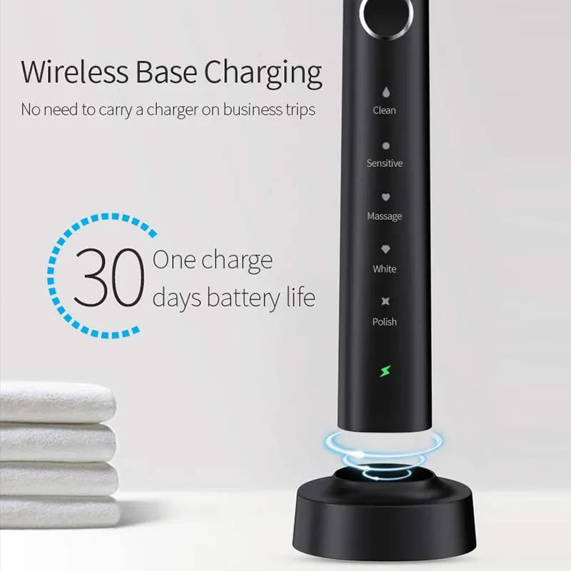Automatic Electric Toothbrush Six-Speed Adult & Children's Universal Soft Bristle Charging Smart Toothbrush for All Ages