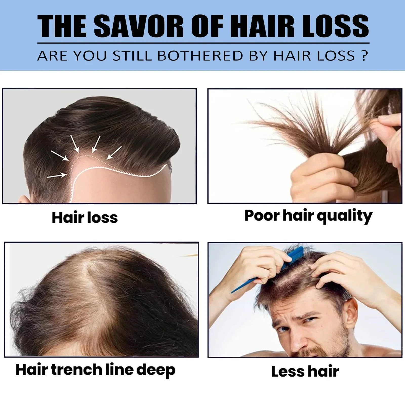 Tidesmit Biotin hair growth oil serum for scalp treatment to stop hair loss and grow thicker, healthier hair.