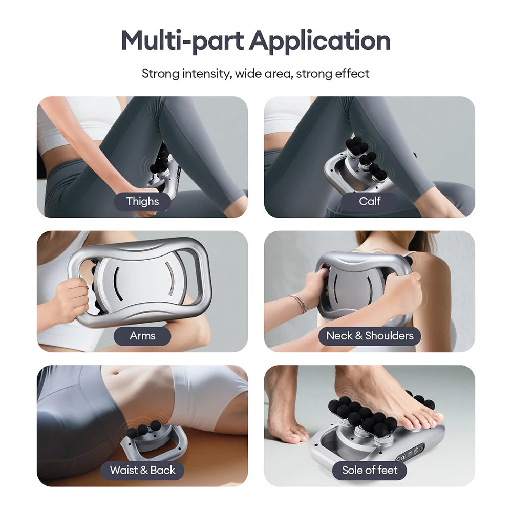 Deep Tissue Massage Gun 30-Head Muscle Relief Device - Tidesmit Body Shaping Massage Equipment Tidesmit