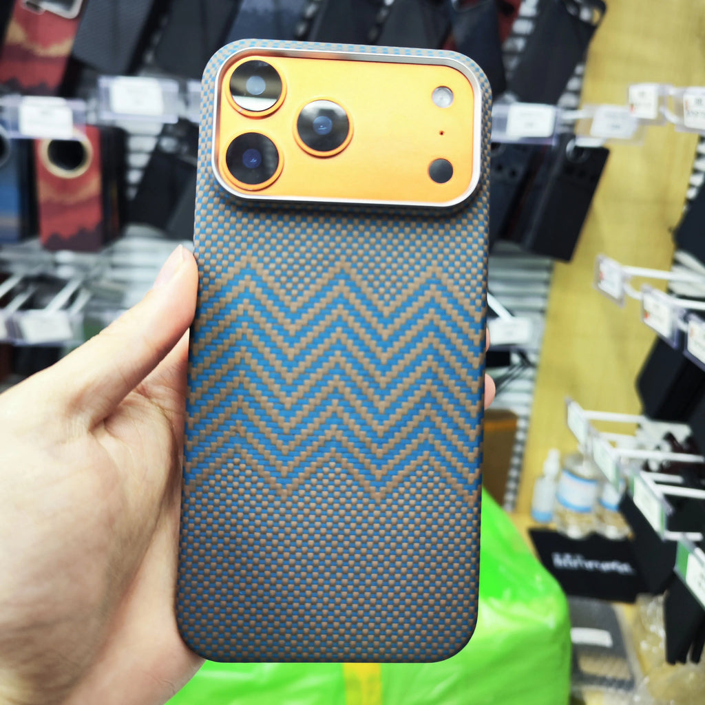 iPhone 17 Pro Max Aramid Fiber Case – Slim Magnetic Shock-Absorbing Cover Tidesmit