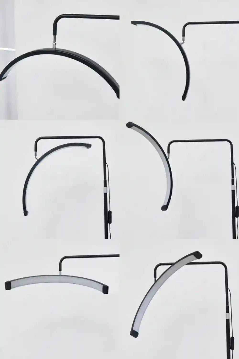 LED Eyelash Extension Light - Adjustable Half Moon Beauty Lamp Tidesmit