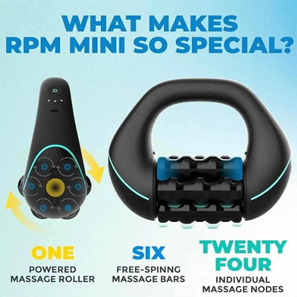 Percussive Massager for Muscle Recovery, 3-Speed Deep Tissue, Black Relaxation Treatment Tidesmit