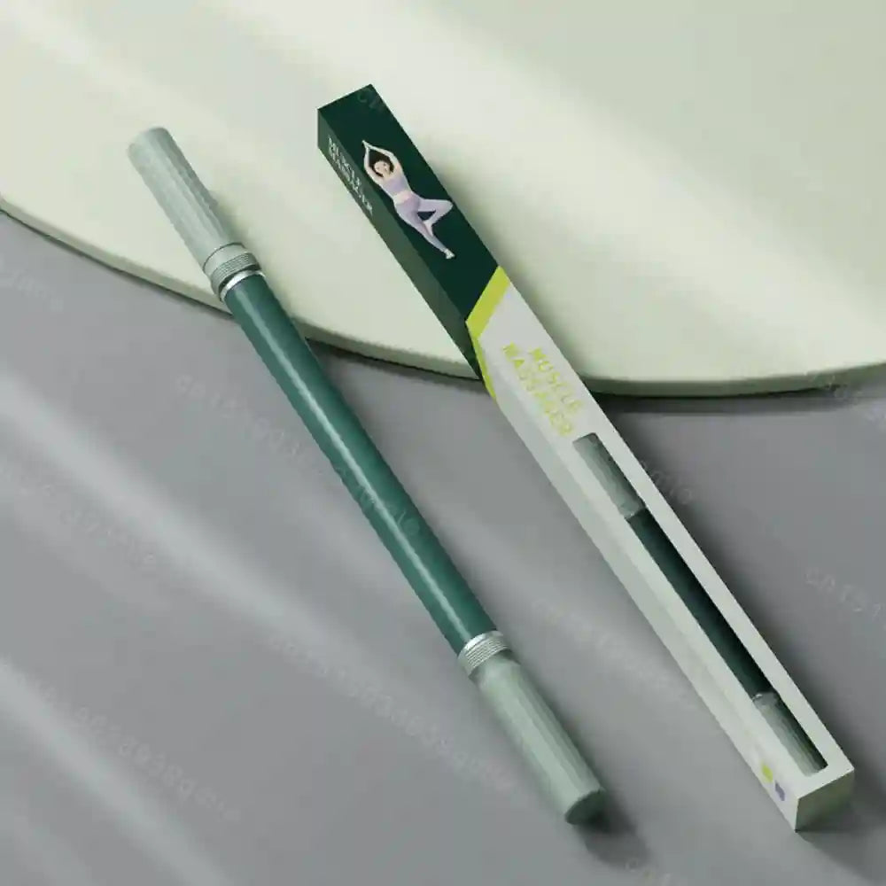 Yoga Fascia Stick 57cm Massage Roller for Deep Tissue Muscle Recovery Massage Roller Green China Mainland Tidesmit