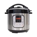 Tidesmit 5L stainless steel electric pressure cooker and smart multicooker, side view of digital control panel.