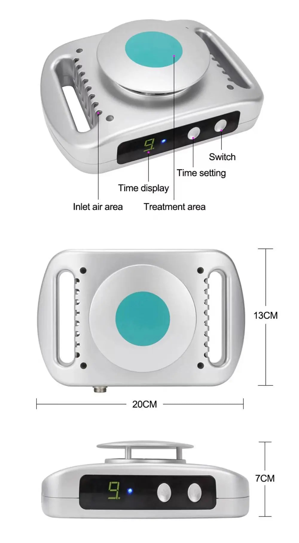 Cryolipolysis Fat Freezing Machine | Portable Body Slimmer Device Body Shaping Massage Equipment Tidesmit