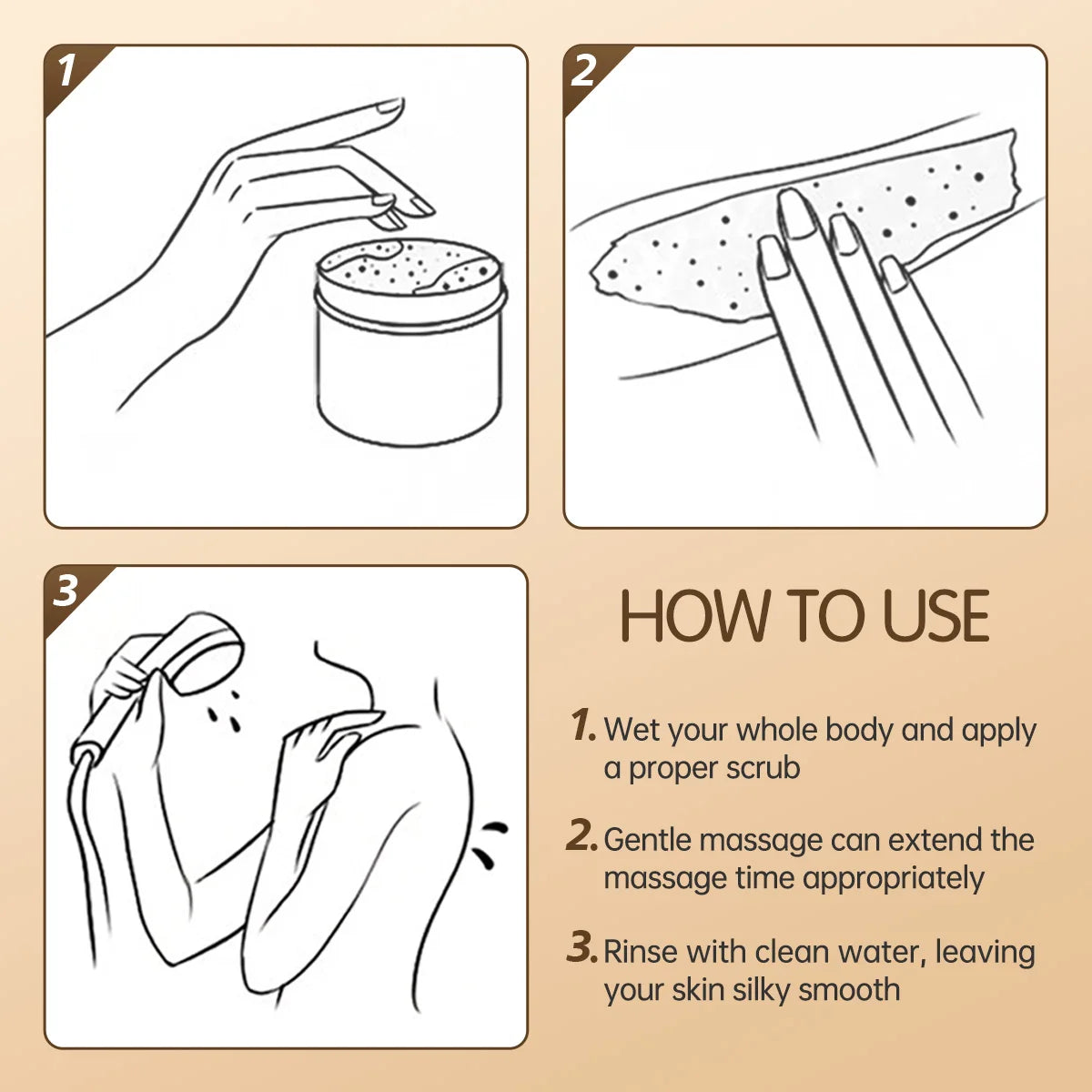 Natural Body Scrub | Exfoliating Skin Treatment - 200g - Tidesmit Scrubs Treatments Tidesmit