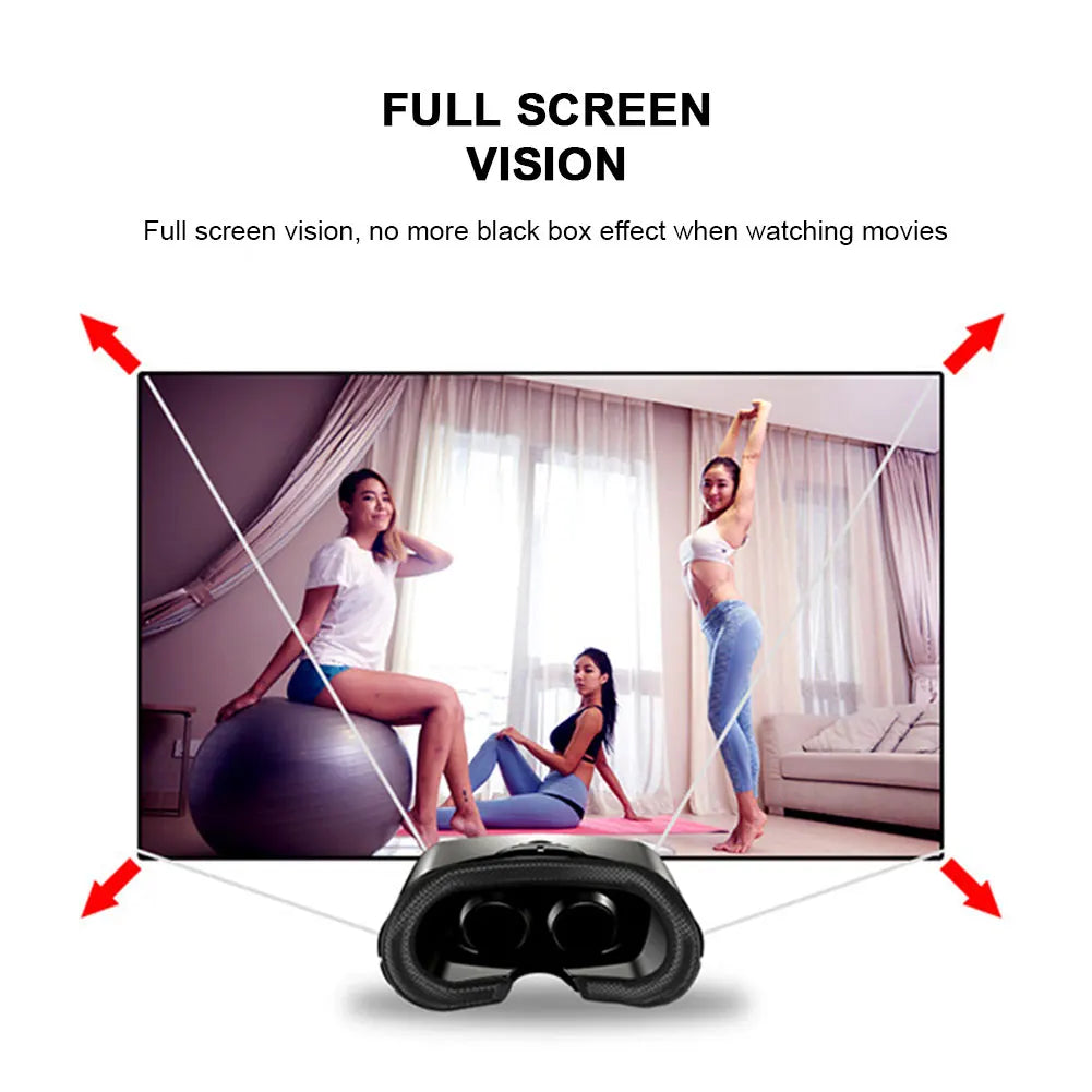 VR Headset for Smartphones - Immersive Wide Angle Smart Glasses Tidesmit